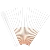 3D Drucker Düsen Reinigungsnadel 20 Stück Edelstahl 3D Drucker Düsen Nadel 0,4mm Nozzle Reinigungsnadel 3D Drucker Extrucker Nadel 3D Drucker Düsenreinigungsnadeln Set Nur Kompatibel mit MK8 MK10 E3D