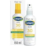 CETAPHIL SUN Sensitive Gel-Spray SPF 30, 150ml, Sonnenschutz für Sportler und bei sonnenallergischer, empfindlicher Haut, Einfach aufzusprühen, leicht zu verteilen und klebt nicht, Ohne Duftstoffe