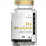 Golden Tree My EstroGem – Komplex mit Zitronenmelisse, Chlorella, Engelwurz, Leinsamen, Vitamin B6 & schwarzem Pfeffer – 30 Kapseln