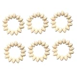 TOPPERFUN 6 Stück Serviettenring Party Serviettenhalter rustikales Zuhause für den Tisch Perlen Esszimmertischdekoration rustikale Servietten Ring für Serviette Serviettenklammern Jute