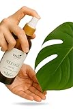 Veda Naturals® Neemöl (100 ml) kaltgepresstes nativ–virgin Niemöl aus Indien–Ayurveda | Mit Sprühpumpe | frei von Farb- und Konservierungsstoffen | Naturpflege gegen Trauermücken | Pflanzenpflege