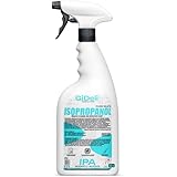 GiDeli Isopropanol 99,9% 750 ml - Isopropylalkohol Reiniger Hochprozentiger - Reinigungsalkohol spray für Elektronik, 3d Drucker zubehör, Glass, Bildschirmen und Linsen