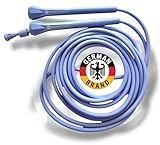 SPORTIVONETIC® Springseil für Erwachsene & Kinder, Damen & Herren-für Fitness, Crossfit, Sport, Boxen und Freizeit - Verstellbare Größe - mit Einstellklammer - Speed Rope, Jump Rope (Blau)