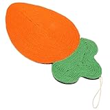 Toddmomy Sisal Katzen Kratzmatte mit Rutschfestem Boden Verschleißfestes Kratzpad zum Möbel Sofa Schutz Strapazierfähiges Katzenpad für Indoor Katzen Spielerisches Krallenpflege