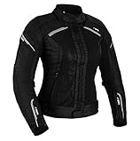 BOSmoto Motorrad Damen Wasserdicht Jacke mit Protektoren Sommer Winter Textil Frauen (S, Aylin)