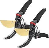 Garden Cutter Pro, Garden Slicer Pro, Baumscheren & Gartenscheren Groß, Sk5-Stahlklinge,Professionelle Bypass Schere, Gartenwerkzeug für Pflanzen, Heckenschere, Pflanzenschere (2 Stück)