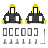Udbrud 2St Rennradpedale, Fahrradschuhe Cleats Rennrad-Pedalplatten Cleats Fahrrad Pedal Stollen Fahrradzubehör Set Bike Cleats kompatibel mit Shimano SPD-SL Cleats für Radrennen Wettkampfradfahren