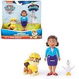 PAW PATROL Hero Pups – Actionfiguren-Set mit 1 Rubble Hundefigur, 1 Bürgermeisterin Gutherz Figur und 1 Henrietta Hühner Figur, Spielzeug geeignet für Kinder ab 3 Jahren