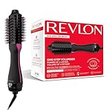 Revlon Salon One-Step Haartrockner und Volumiser für mittleres bis kurzes Haar (One-Step, 2-in-1-Stylinggerät, IONIC- und CERAMIC-Technologie, mehrere Heizstufen) RVDR5282UKE, Schwarz