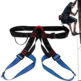 Generisch Klettergurt | Halbkörper Sicherheitsgurt Für Dacharbeiten Und Höhenarbeit,Atmungsaktive Outdoor-Ausrüstung Mit Verstärktem Schutz Für Abseilen Und Bergsteigen