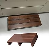 tritthocker Holz Holzplattform, Individuell Angefertigter Einstufenhocker, Hohe Trittstufen Für Den Innen- Und Außenbereich(90x30x20cm/36x12x8in)