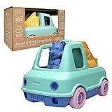Le Jouet Simple - Feuerwehrauto – Mehrfarbiges Fahrzeug mit Leiter – Spielzeug – umweltfreundlich – recycelter Kunststoff – hergestellt in Frankreich – 100 % recycelbar – Geschenk 1-4 Jahre (Türkis)