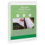 Huiguli Wintervlies für Pflanzen 30GSM, Wiederverwendbar Gartenvlies Wasserdurchlässig, 3m*10m Frostschutz Gartenvlies, Unkrautflies für Garten tomatenhaube, Wetterfest, Kälte, Insekten, Weiß