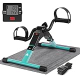 EVOLAND Mini Bike, Arm und Beintrainer Heimtrainer, Hometrainer, Fitnesstrainer, Sportgerät, Minifahrrad Bewegungstrainer Fitnessgerät für Zuhause Büro