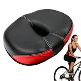 Noseless Fahrradsattel - Sitze Sattel für Fahrräder - Wasserdicht Keine Nase Fahrräder mit Schwanz Reflektor Reduzierte Taubheit und Beschwerden für Straße