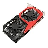 Sxhlseller Gaming RTX 2060 6GB Grafikkarte, GDDR6 192bit PCIE 3.0X16 Grafikkarte Gaming Video Grafikkarte mit GPU Dual Freeze Lüfter für Computer Desktop