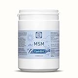 Kala Health OptiMSM MSM Pulver ohne Zusatzstoffe 1000g - Methylsulfonylmethan Schwefelpulver Nahrungsergänzungsmittel - Organischer Schwefel für Gelenke, Haut, Haare & Nägel