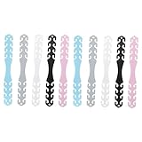 minkissy 10stücke Verstellbare Maskenband Verlängerungshaken Mit Rutschfester Oberfläche Praktische Masken Zubehör Clips Kompatibel Mit Allen Ohrriemen-masken in Schwarz Weiß Blau Transpare