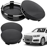 Lithyc 4 StüCk DIY-Nabenkappen - Radnabendeckel - Nabendeckel 60mm - Dezent Nabendeckel - Geeignet für Radkappen mit AußEndurchmesser 60 Mm Innendurchmesser 56 Mm AutozubehöR (Plattierte Farbe)