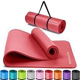 KG Physio Yogamatte Rutschfest und Gepolstert - Yoga Matte mit Tragegurt, Fitnessmatte, Turnmatte, Sportmatte Dicke 8mm, Gymnastikmatte, Gym Matte, Pilates Matte, Fitness Matte Sport, 183x60cm