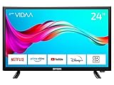 DYON Smart 24 VX 60 cm (24 Zoll) Fernseher (HD Smart TV, HD Triple Tuner (DVB-C/-S2/-T2), App Store, Prime Video, Netflix, YouTube, DAZN, Disney+) [Mod. 2022]