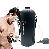 Campingdusche | Faltbare Tragbare Duschartikel für Aktivitäten im Freien & Reisen,12L Solar-Heiz-Set mit Abnehmbarer & Duschkopf, Reisezubehör für Strandausflüge, Schwimmen und Outdoor-Aktivitäten