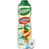 Teisseire Getränke-Sirup Pfirsich Tee 600ml - Sirup der genauso schmeckt wie die Frucht (1er Pack)