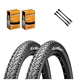 2er Set Continental Reifen Race King 29 Zoll (55-622) auswählbar mit Schläuchen + 3 MSZweirad Metall Reifenheber (29 x 2,20 Zoll (55-622), mit AV Schläuchen)