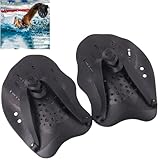 Hand Paddle zum Schwimmen,1 Paar Schwimmpaddel,Unisex Erwachsene Schwimm-trainingsgerät Trainingstool,Schwimmtrainingsgerät für Erwachsene,Ideales Paddel für Schwimmer