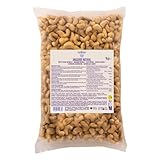 nut&me Cashewkerne 1kg Naturbelassen und ungesalzen | Dein Nüsse Snacks für zwischendurch | Unvergleichlich lecker | Ganze Cashew Nüsse | Proteinquelle | Ballaststoffquelle | Glutenfrei