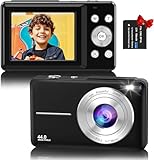 Digitalkamera,1080P FHD Fotokamera Fotoapparat Tragbare Kompaktkamera mit 2,4' LCD Bildschirm, 16X Digitalzoom,1 Akku, Kamera für Kinder Student Teenager Anfänger