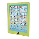 BESTonZON Interaktives Arabisch Tablet für Touchscreen und Sound Frühe Bildung Bilinguales Lernspielzeug für Vorschule Fördert Sprachentwicklung und Kognitive Fähigkeiten Batteriebetrieben