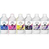 3000 ml DTF Tinte Premium-Tinte für PET-Film-Wärmeübertragungsdruck, Nachfüllpackung für DTF-Drucker, kompatibel mit Epson Druckkopf ET-8550 L1800 XP15000 L800 R2400 P400 P800 DX5 DX7 (500ML*6,