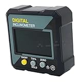 Sharplace Digitaler Winkelmesser, Neigungsmesser, präziser magnetischer Winkelmesser IP54 für Tischsägen, Holzbearbeitungs-Messwerkzeug, Style C