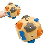 YcsRnn Hölzerner Boulderblock zum Klettern, 12 x 12 x 12 cm, Fingerkrafttrainer, tragbare Klettergriffe für Grifftraining, ideales Klettergeschenk für Enthusiasten