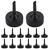 GANAZONO Kleiner Kunststoff Trichter 100 Stück Kleiner Auslauftrichter für Wärmflaschen Befüllen Präzises Ausgießen Auslaufsicher Kompakt für Wasserflaschen und Parfüm