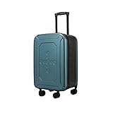 EIEAWEPLI 61 cm Hartschalengepäck, Reisegepäck mit Spinnrädern, mittelgroßer Gepäck-Trolley-Koffer, wasserdichter Koffer für Männer und Frauen, blau, 61 cm, Erweiterbares Gepäck mit Spinnrädern