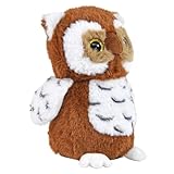 Kögler Labertier Eule Hedwig äfft Alles nach Kuscheltier Plüschtier Braun 18 cm