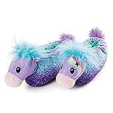 NICI Hausschuhe Pony Starjumper Gr. 38-41 (L) –Plüsch-Hauschuhe rutschfest – Warme Kuscheltier Hausschuhe für Jungen, Mädchen & Erwachsene – Tier-Schuhe mit Anti-Rutsch Sohle – Slippers