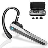 Atheewon V5.3 Bluetooth Headset, Headset Kabellos Freisprech mit ENC Dual Geräuschunterdrückung Mic, 120 Std Spielzeit In-Ear mit LED-Ladebox, Bluetooth Ohrhörer für Handy/Trucker Fahrer/Geschäft