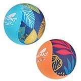 AIBAOBAO Wasserball, 2 Stück Wasserball für Kinder Erwachsene, Wasserhüpfball, Wasserbälle Wiederverwendbar 5.5 cm,Springen auf Wasser, Wasserspielzeug Kinder für Schwimmbad Strand und Meer