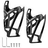 Rose Kuli Flaschenhalter Fahrrad - 2er Pack Getränkehalter für Fahrräder, Trinkflaschenhalter für MTB und Rennräder, Schwarz