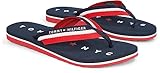 Tommy Hilfiger Damen Flip Flops Tommy Loves NY Beach Sandal Badeschuhe, Blau (Midnight), 41