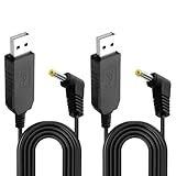 Oupdate USB-Ladekabel für Omron Blutdruckmessgerät M2 M3 M6 Comfort M6 M7 M10-IT 705-IT USB-Ladekabel kompatibel mit Omron Blood Pressure Basic M2 Classic M3 X2 Smart X2 Basic, 2 Stück