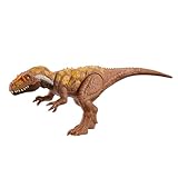 Mattel JURASSIC WORLD Wild Roar Megalosaurus - Spielzeug mit Angriffbewegung-Bewegung und Brüllgeräusch, kompatibel mit Jurassic World Play-App, für Kinder ab 4 Jahren, HTK73