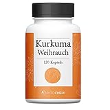 KURKUMA und WEIHRAUCH | hochkonzentriere Extrakt | 120 Kapseln | Premium Qualität aus Deutschland