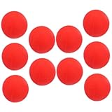 Yardwe 10Stücke Teiliges Rote Schwammbälle Professionelle Requisiten Für Bühnenaufführungen Langlebig Und Zuverlässig Für Amateure Leicht Transportierbar