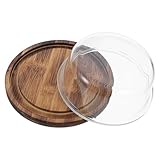 Zerodeko Butterschüssel Deckel Butterhalter Glas Kuppel Butterschale Mit Deckel Zum Servieren Von Butterkäse Und Kleinen Desserts Für Die Lagerung Der Küche