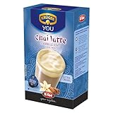 KRÜGER chai latte Vanille-Zimt Kapseln, Milchtee, kompatibel mit K-fee Kapselmaschinen und Tchibo Cafissimo*, 6er Pack (6x 16 Kapseln)