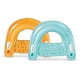 Intex 58859EU - Aufblasbarer Sessel Sit & Float Assortiert, Vinyl, Mehrfarbig, 152x99 cm